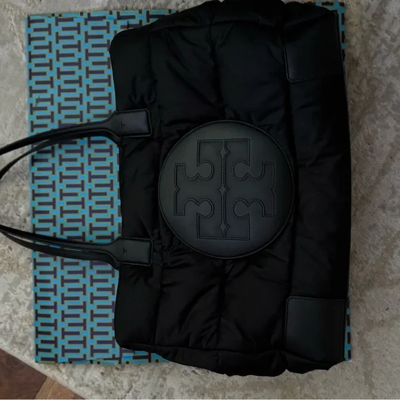 Tory Burch Black Totes with Structured Design - Picture 7 of 8